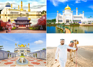 Du lịch Brunei tết nguyên đán 2023 trãi nghiệm cung điện tráng lệ, thánh đường lộng lẫy